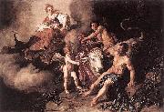 Pieter Lastman Juno Discovering Jupiter with Io oil on canvas